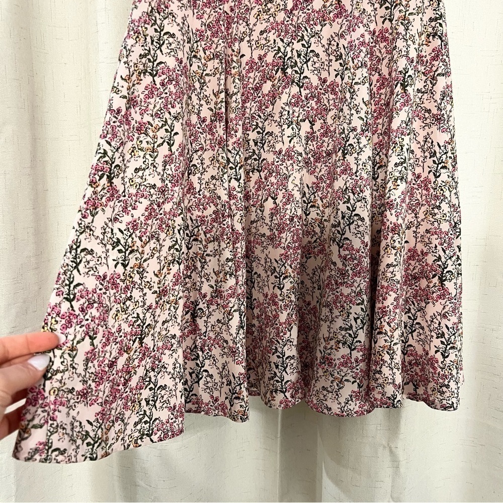 NWT Maison Jules Pink Floral Fit and Flare Dress - Picture 14 of 14